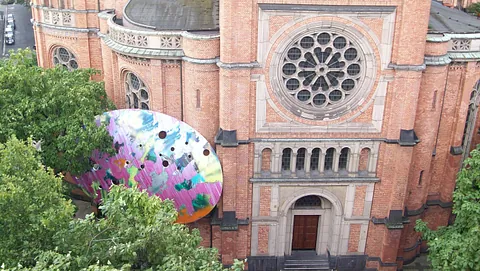 Kunst in der Johanneskirche; Foto: Uwe Vetter
