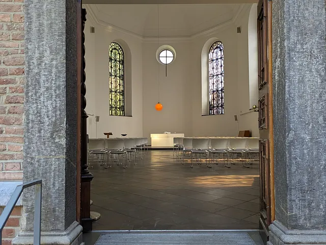 Pop-up Seelsorge in der Berger Kirche; Foto: evdus