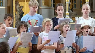 Kinderchor; Foto: Sergej Lepke