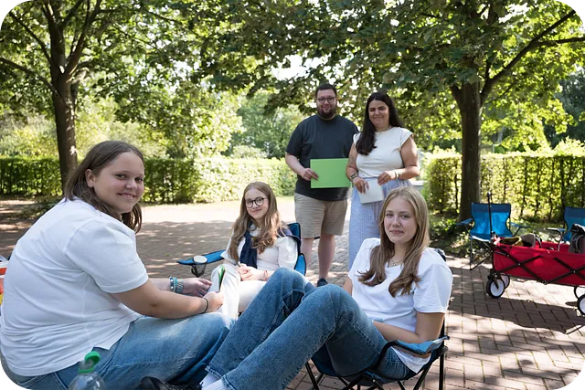 Konfirmandengruppe; Foto: evdus