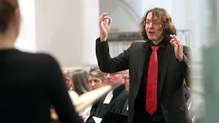 Kirchenmusikdirektor Wolfgang Abendroth; Foto: Sergej Lepke