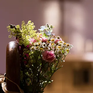 Segensbändchen bei einer Hochzeit; Quelle: Fundus