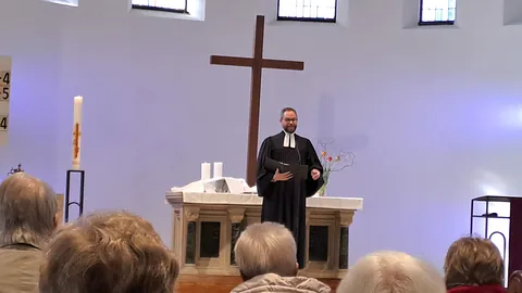 Gottesdienst in der Schlosskirche; Foto: Ekje Wisse