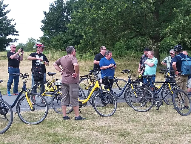 Fahrradtour des Männertreffs; Foto: Mirjam-Gemeinde