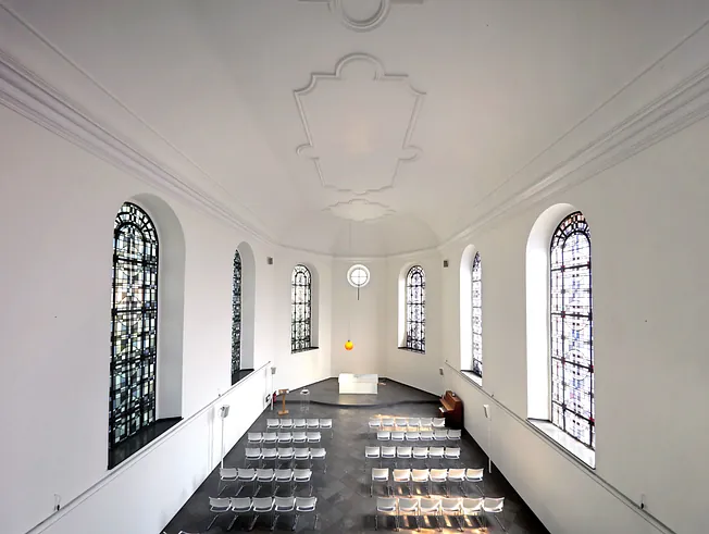Evangelische Berger Kirche; Foto: Sergej Lepke