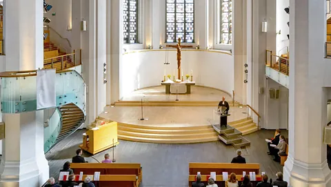 Live-Übertragung Gottesdienst; Foto: evdus